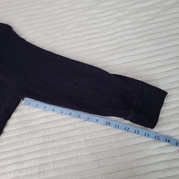 J.Crew Navy Paris Cities Graphic Sweater Women’s Small 100% Cotton Nautical - Picture 8 of 8